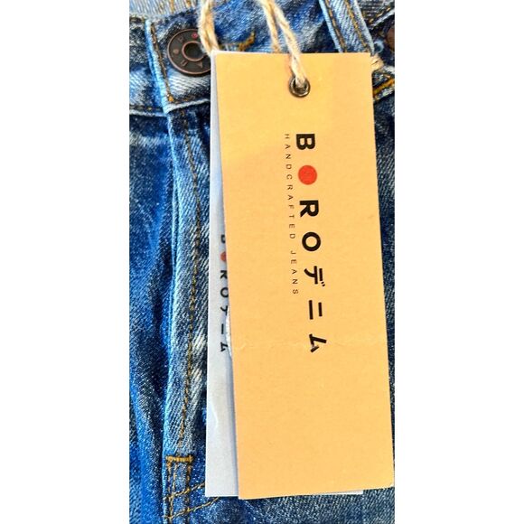 Boro Matsumoto Denim Short “Walk with Me” NWT Size 27 - Picture 7 of 10